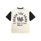 HRS "HONOR THE GRIND" TSHIRT - SAIL/BLACK